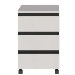 Wohnen Rollcontainer*Schreibtisch Rollcontainer in Hellgrau - Great