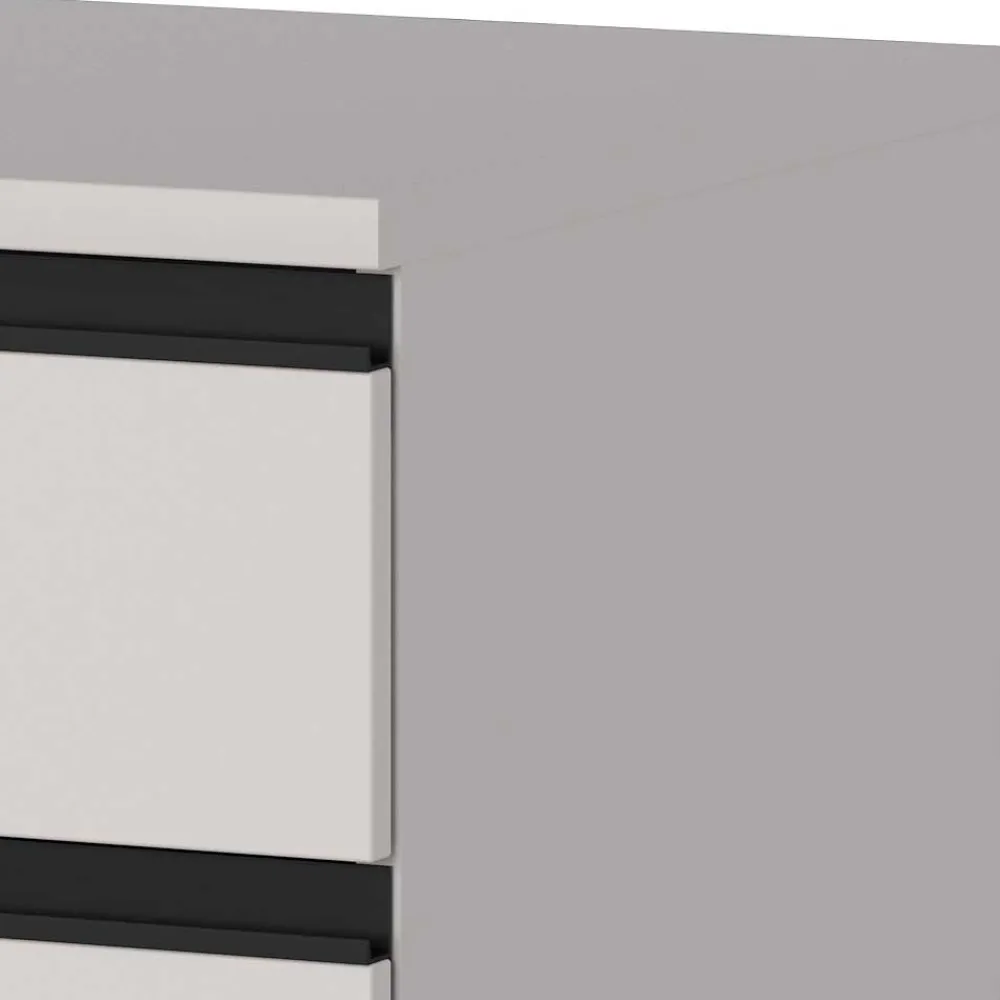 Wohnen Rollcontainer*Schreibtisch Rollcontainer in Hellgrau - Great