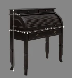 Wohnen Kolonialmöbel|Esszimmerschränke*Schreibtisch Sekretär Islando mit viel Stauraum