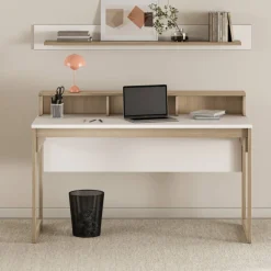 Wohnen Home Office Möbel|Büro Komplett*Schreibtisch und Wandboard Set - Ovidio (zweiteilig)