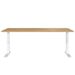 Wohnen Bürotische*Schreibtisch zum Sitzen und Stehen mit T Gestell - Stellario