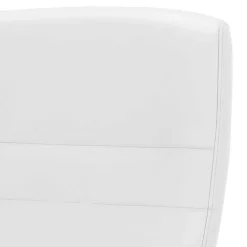 Wohnen Schreibtischsessel in Weiß Kunstleder - Krispan