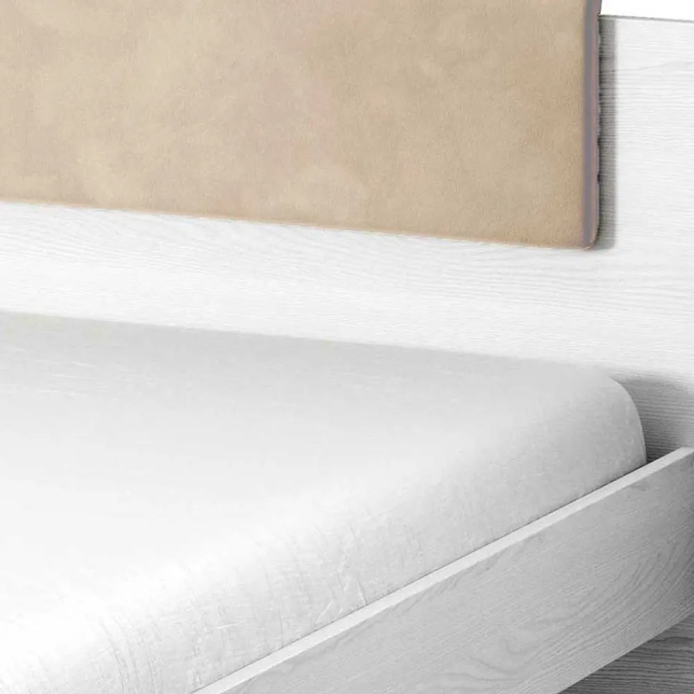 Wohnen Schubkastenbett in Weiß Esche Dekor - Pruducia