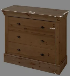 Wohnen Kinderkommoden|Wickelkommoden*Schubladen Kommode optional mit Wickelaufsatz - Piatra