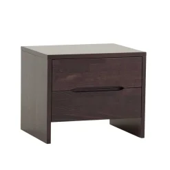 Wohnen Nachttische*Schubladen Nachtkonsole in Wengefarben Tazina aus Buche massiv