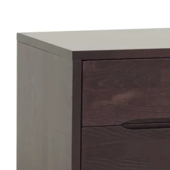 Wohnen Nachttische*Schubladen Nachtkonsole in Wengefarben Tazina aus Buche massiv