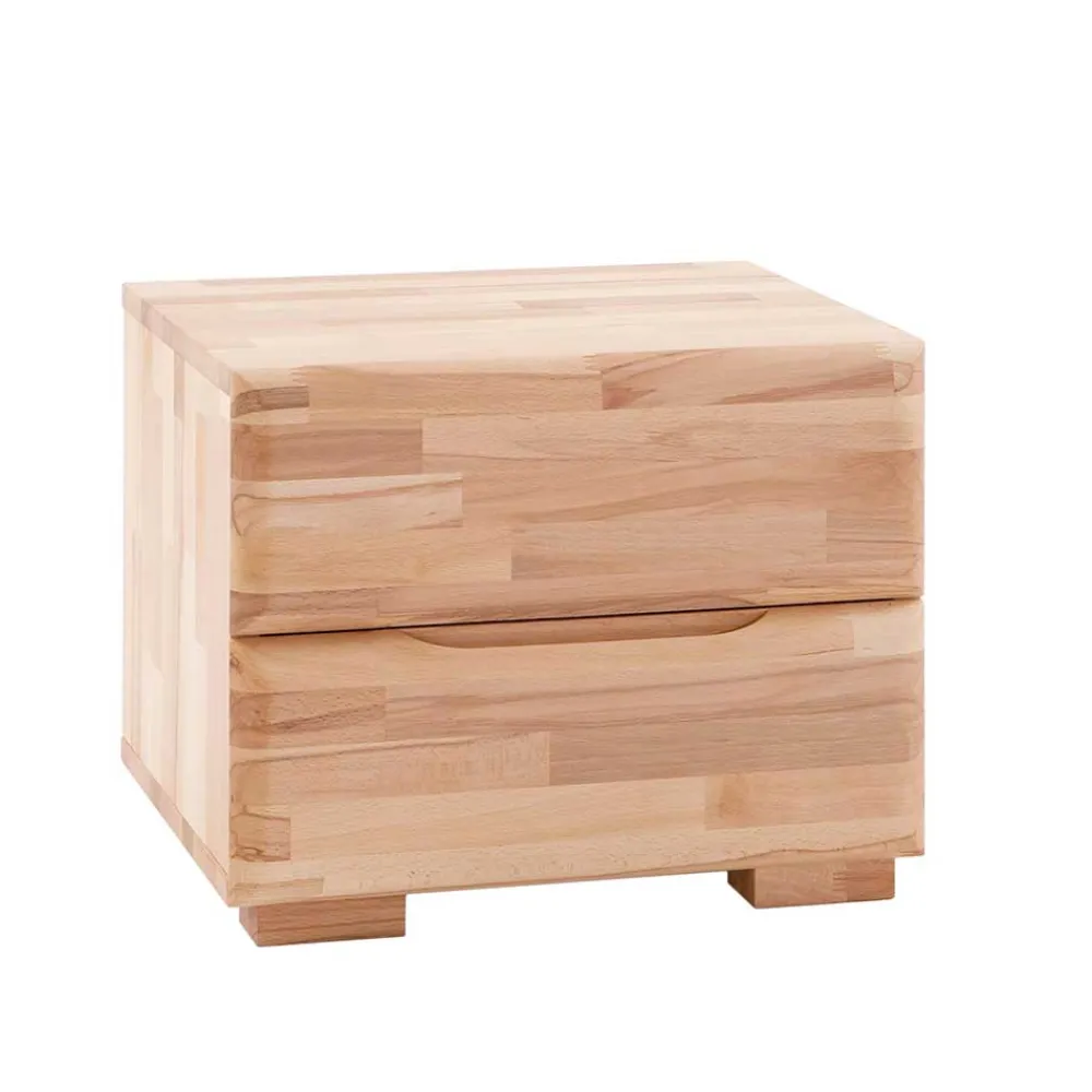 Wohnen Schubladen Nachtschrank Noemi aus Kernbuche