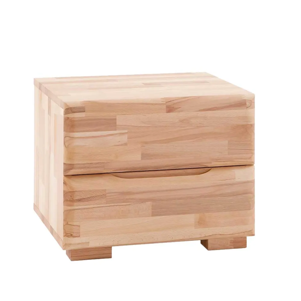 Wohnen Schubladen Nachtschrank Noemi aus Kernbuche