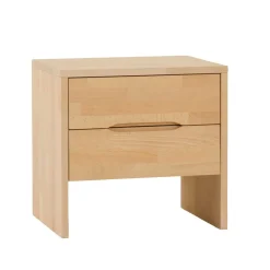 Wohnen Nachttische*Schubladen Nachttisch Cranoz aus Buche Natur lackiert