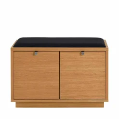 Wohnen Schuhschränke|Garderobenbänke*Schubladen Sitzbank Helvana mitr Eiche furniert