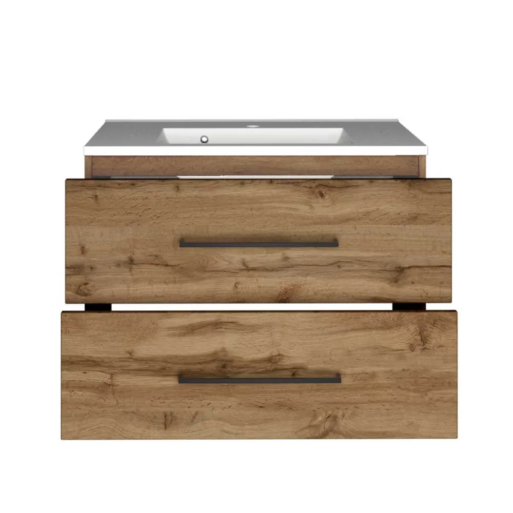 Wohnen Schubladen Waschtisch in Wildeiche - Acrosia