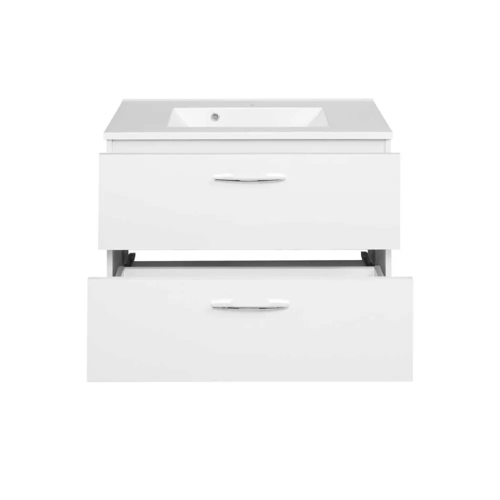 Wohnen Schubladen Waschtisch in Weiß - Lartemo