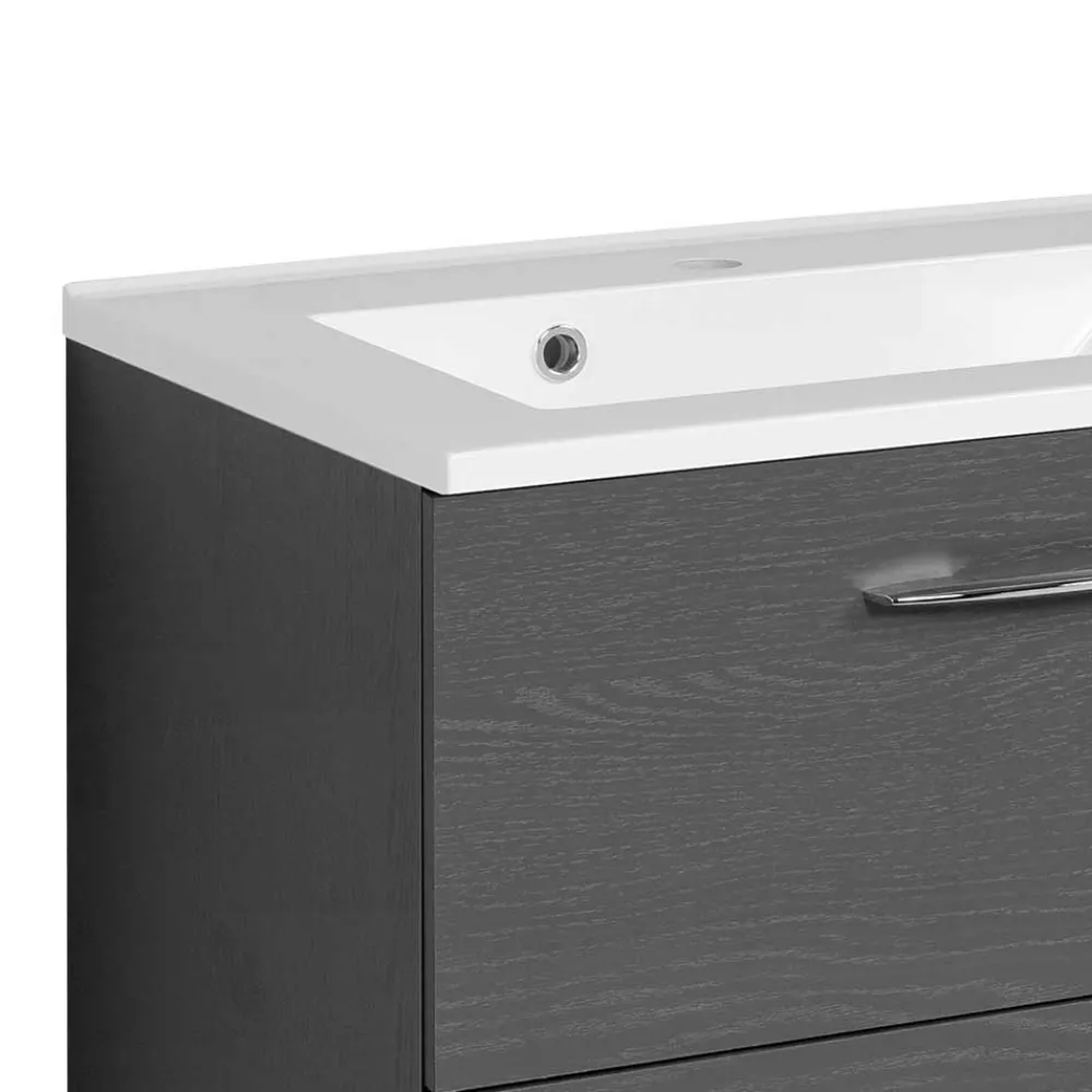 Wohnen Schubladen Waschtisch in Grau - Juventuda
