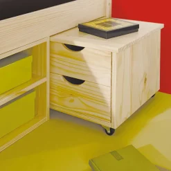 Wohnen Naturholzmöbel|Jugendbetten*Schubladenbett Oladrios aus Kiefer massiv (dreiteilig)