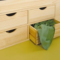 Wohnen Naturholzmöbel|Jugendbetten*Schubladenbett Oladrios aus Kiefer massiv (dreiteilig)