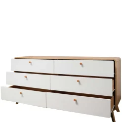 Wohnen 6-Schubladen-Kommode im Scandi Chic - Jendren