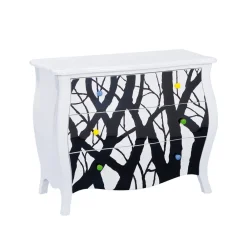 Wohnen Schubladenkommode Rodrico in Weiß