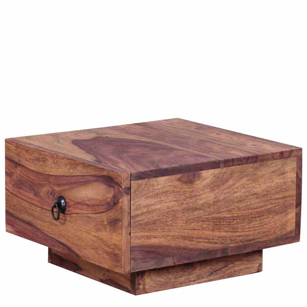 Wohnen Schubladen-Nachttisch Hoslo quadratisch 40x40cm