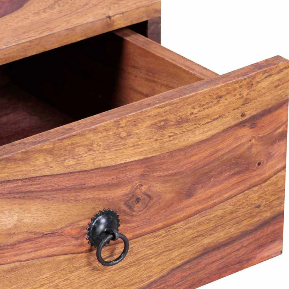 Wohnen Schubladen-Nachttisch Hoslo quadratisch 40x40cm