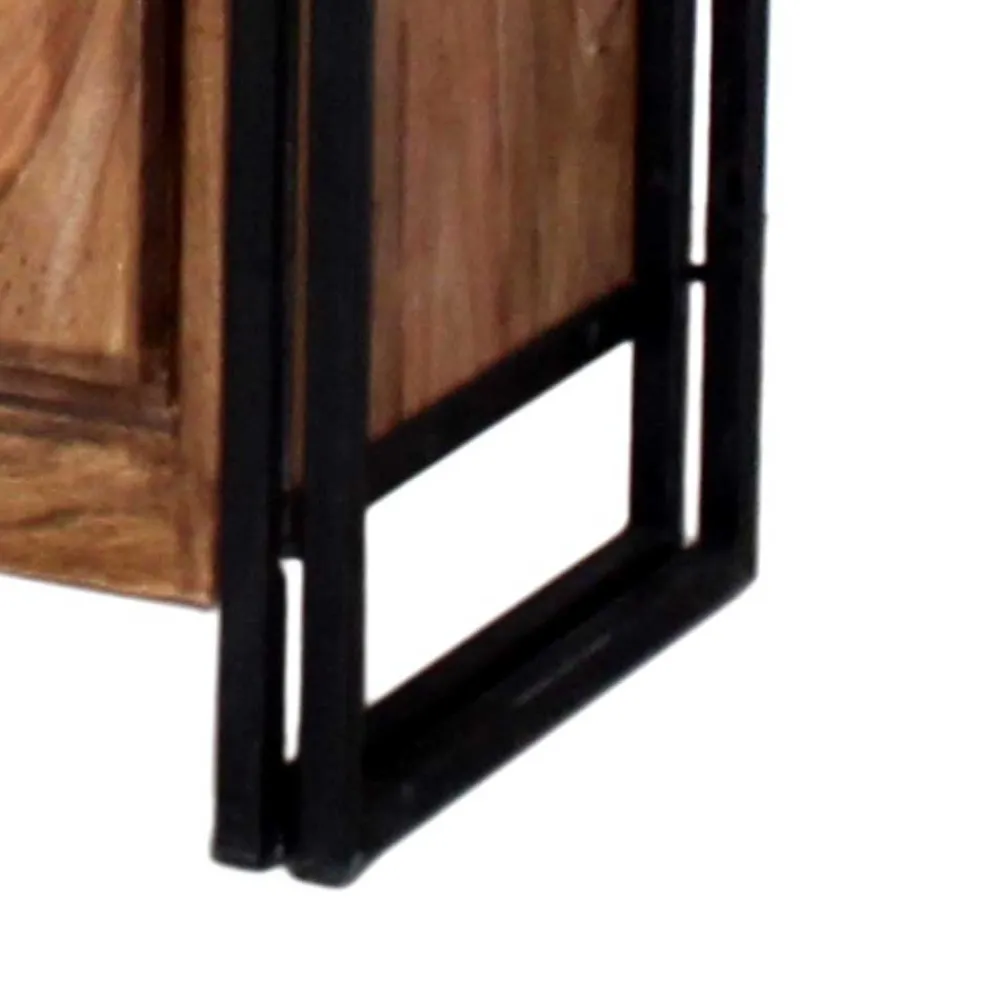 Wohnen Schuhschränke*Schuh Klappenschrank Mendoza aus Akazie Massivholz