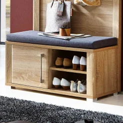 Wohnen Schuhschränke|Garderobenbänke*Schuhbank Xesta in Eiche Sonoma