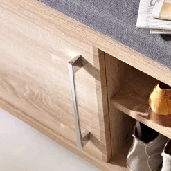 Wohnen Schuhschränke|Garderobenbänke*Schuhbank Xesta in Eiche Sonoma