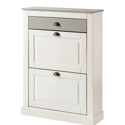 Wohnen Schuhkipper in Weiß mit Grau - Lucasario