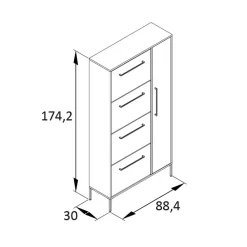 Wohnen Schuhschränke*Schuhschrank in Dunkelgrün & Gold - Aqua