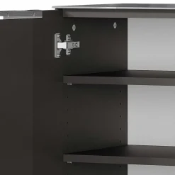 Wohnen Schuhschrank in Grau glasbeschichtet - Ilfred
