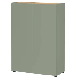 Wohnen Schuhschränke*Schuhschrank in Graugrün mit Eiche - Bien