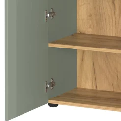 Wohnen Schuhschränke*Schuhschrank in Graugrün mit Eiche - Bien