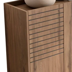 Wohnen Schuhschrank in Holzoptik Braun - Mady