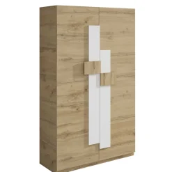 Wohnen Schuhschränke*Schuhschrank in Wildeiche & Weiß - Salmanca