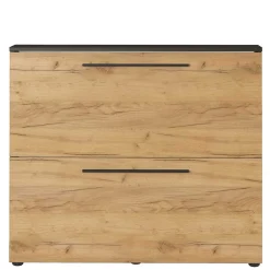 Wohnen Schuhschränke*Schuhschrank in Wildeiche NB & Anthrazit - Lampione