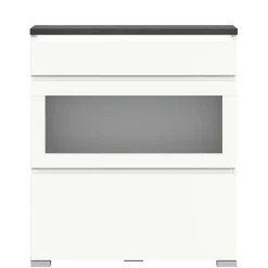 Wohnen Schuhschränke*Schuhschrank mit Glas Klappe in Weiß - Suad