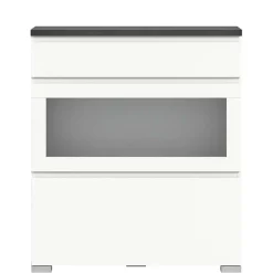 Wohnen Schuhschränke*Schuhschrank mit Glas Klappe in Weiß - Suad