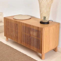 Wohnen Schuhschränke*Schuhschrank mit Lamellen-Türen - Azuro