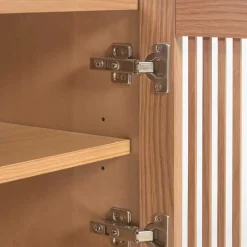 Wohnen Schuhschränke*Schuhschrank mit Lamellen-Türen - Azuro