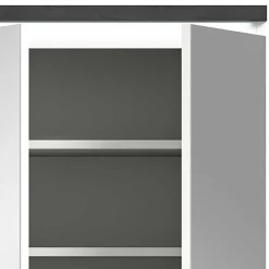 Wohnen Schuhschrank mit vier Spiegeltüren - Suad