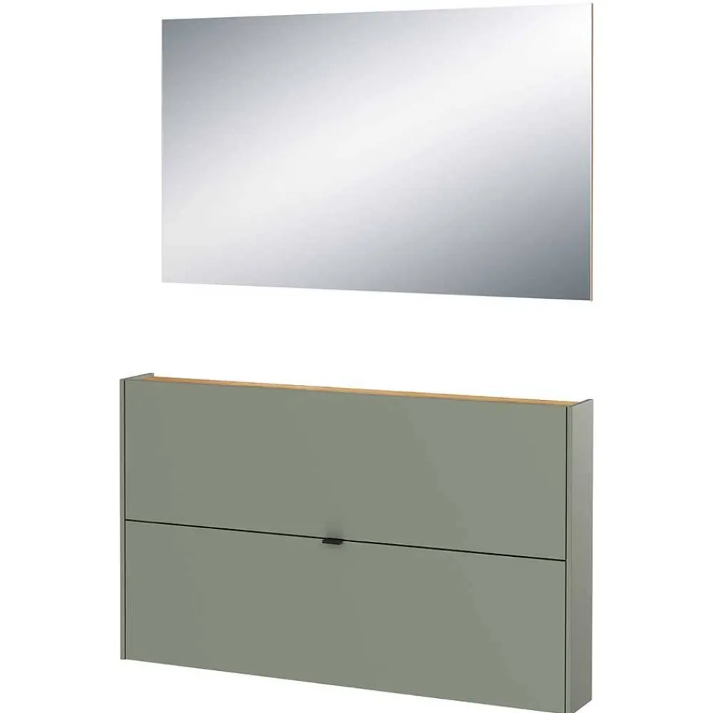 Wohnen Schuhschrank und Spiegel Set - Point (zweiteilig)