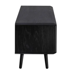 Wohnen Sideboards & Kommoden|Retro Möbel*Schwarz geöltes TV Board aus Eiche - Vlotho