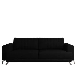 Wohnen Sofas|Sofa*Schwarze Bettcouch mit zwei Sitzplätzen - Vaney