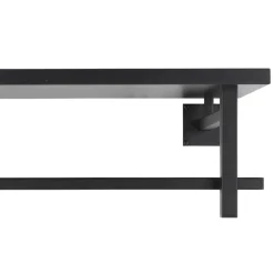 Wohnen Schwarze Design Wandgarderobe modern - Unesc