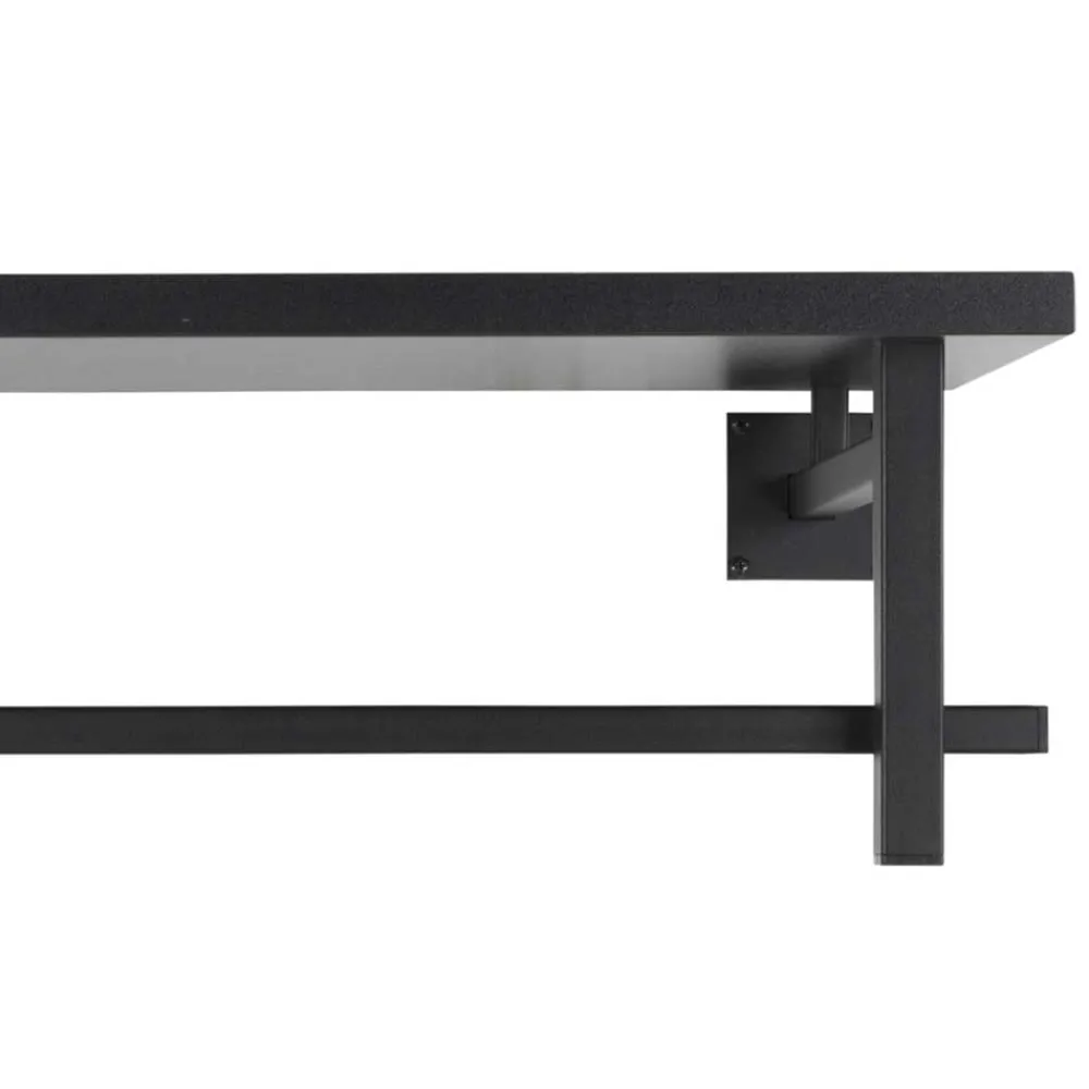 Wohnen Schwarze Design Wandgarderobe modern - Unesc