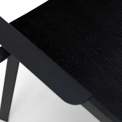 Wohnen Esszimmerstühle|Wohnzimmerstühle*Schwarze Designstühle mit Armlehnen - Lejadro (4er Set)