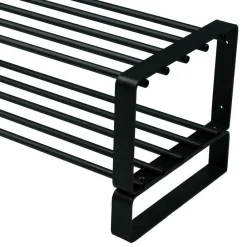 Wohnen Schwarze Garderoben Kombi aus Stahl - Satroni (zweiteilig)