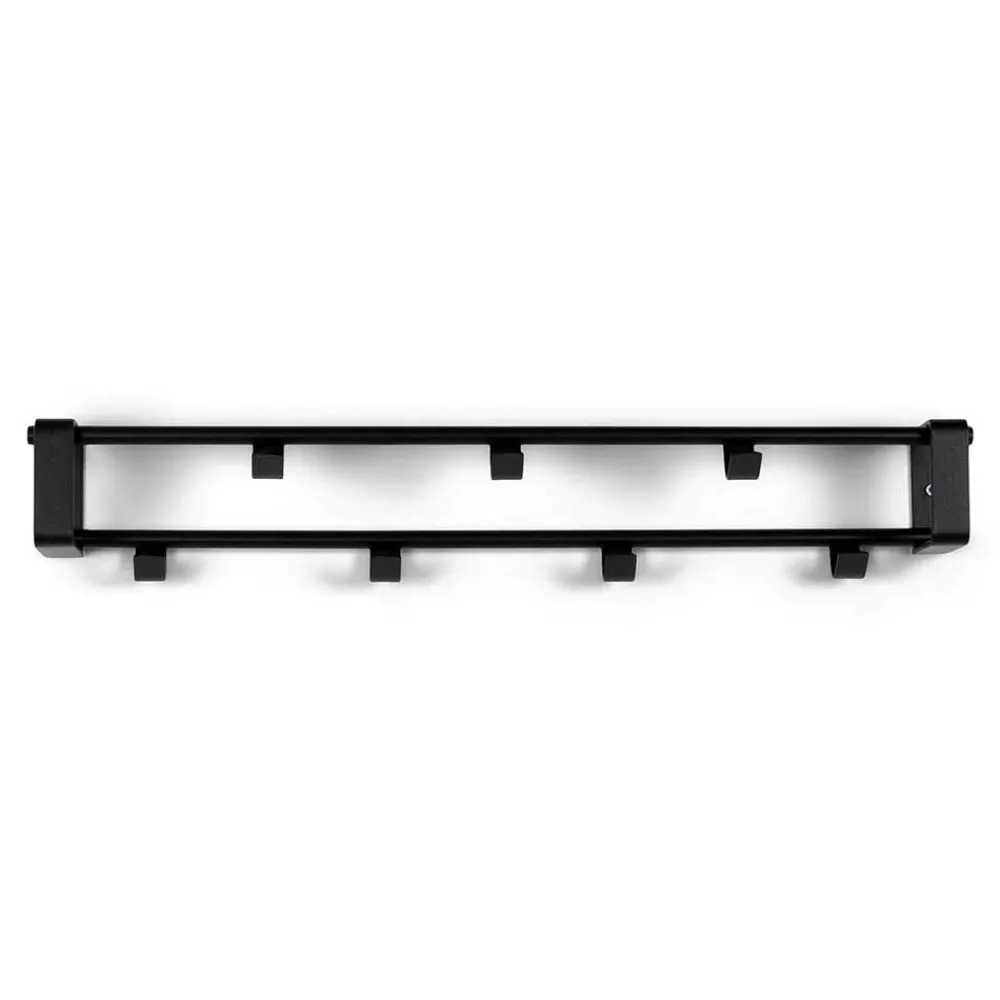 Wohnen Schwarze Kompakt-Garderobe mit 7 Haken - Satroni