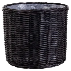 Wohnen Schwarze Körbe aus Rattan Geflecht - Swan (vierteilig)