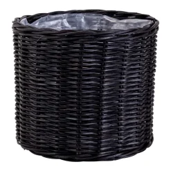 Wohnen Schwarze Körbe aus Rattan Geflecht - Swan (vierteilig)