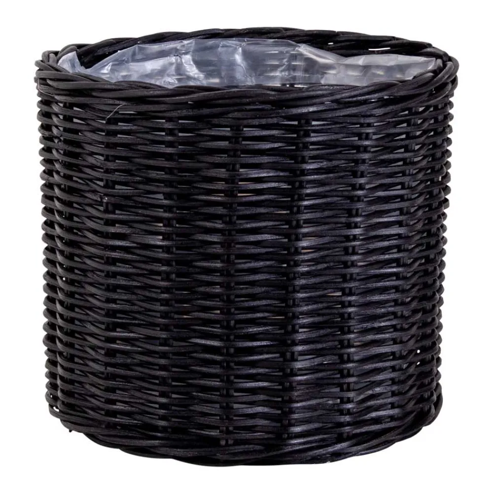 Wohnen Schwarze Körbe aus Rattan Geflecht - Swan (vierteilig)